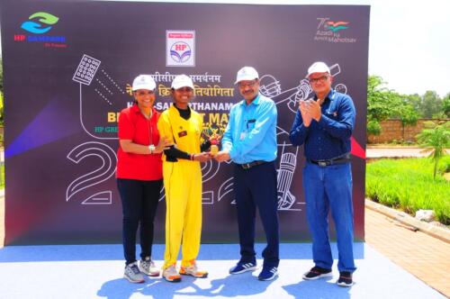 HPCL-SAMARTHANAM BLIND CRICKET MATCH was organised at HP Green R  D Centre in Bengaluru on July 30, 2022-3