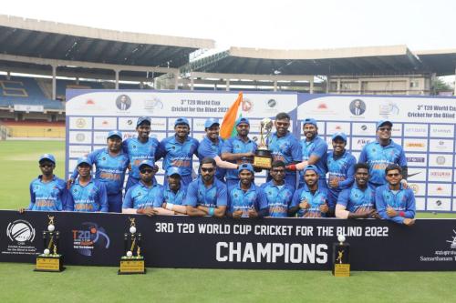 India won by 120 runs in final’s of 3rd T20 World Cup Cricket for the Blind 2022-2