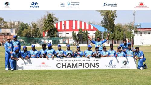 India won by 90 runs in Finals of Samarth Championship For Blind Cricket-5