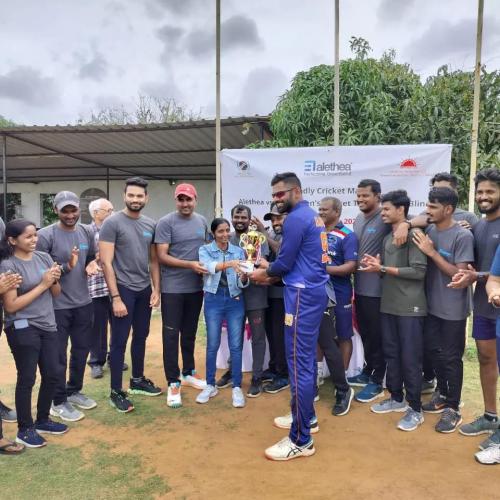 Indian Mens Cricket Team for the Blind held a special practice match at Altiore Sports Green Park, Bangalore-2