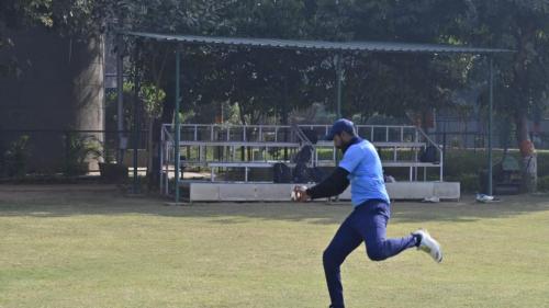Indian team working out in Delhi for 3rd T20 World Cup for Blind-4