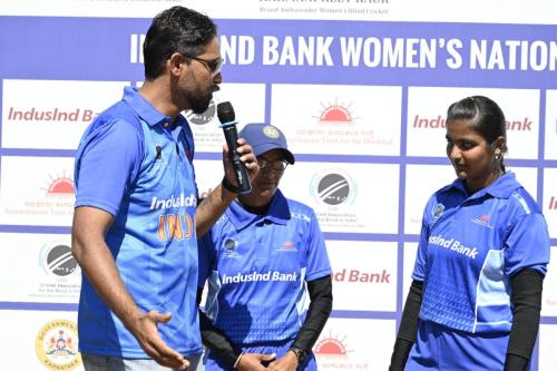 Karnataka Women won by 10 wickets in 1st Semi Finals of IndusInd Bank Women’s National T20 Cricket Tournament for the Blind 2023-9