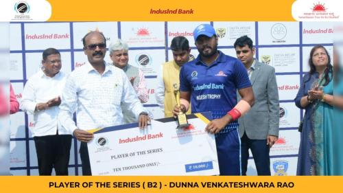 Karnataka won by 9 wickets in Finals of the IndusInd Bank Nagesh Trophy Mens National T20 Cricket Tournament For The Blind 2023 - 24-5