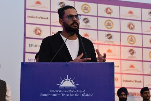 Legendary Cricketer Yuvraj Singh Declares Open the 3rd T20 World Cup for the Blind-4