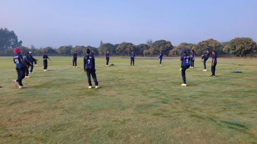 NTT Data cricket coaching camp in Karnataka for the upcoming Women’s National T20 Cricket Tournament for the Blind in 2023-2