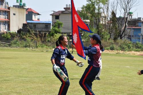 Nepal won by 8 wickets in India-Nepal Women Bilateral T20 Cricket Series for the Blind-7