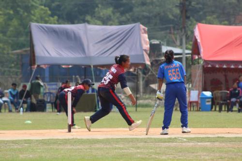 Nepal won by 9 wickets in India-Nepal Women Bilateral T20 Cricket Series for the Blind-2