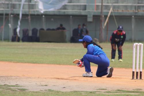 Nepal won by 9 wickets in India-Nepal Women Bilateral T20 Cricket Series for the Blind-3