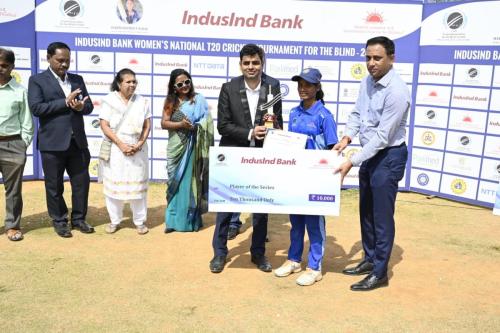 Odisha Womens won by 8 wickets in Finals of IndusInd Bank Women’s National T20 Cricket Tournament for the Blind 2023-4