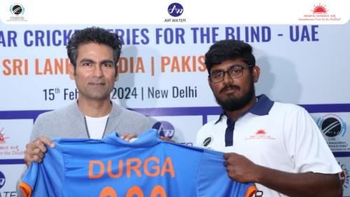 Proud to reveal our Captain and Vice- Captain for the mens blind cricket triangular series in Dubai by Mr.Mohammad Kaif-3