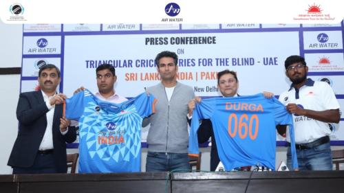 Proud to reveal our Captain and Vice- Captain for the mens blind cricket triangular series in Dubai by Mr.Mohammad Kaif-5