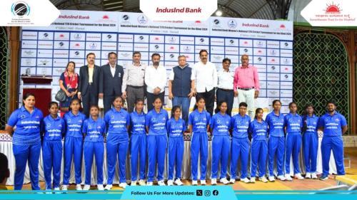 The inauguration of IndusInd Bank Womens National T20 Cricket Tournament for the Blind 2024-4