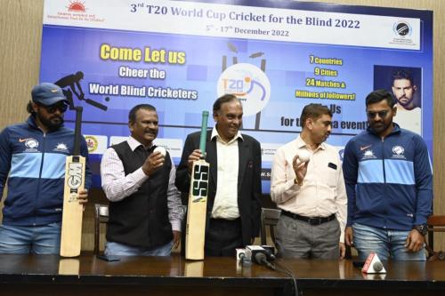 press conference ahead of the 3rd T20 World Cup Cricket for the Blind 2022-2