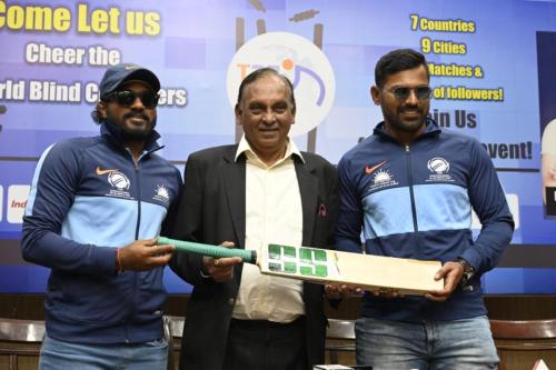 press conference ahead of the 3rd T20 World Cup Cricket for the Blind 2022-3